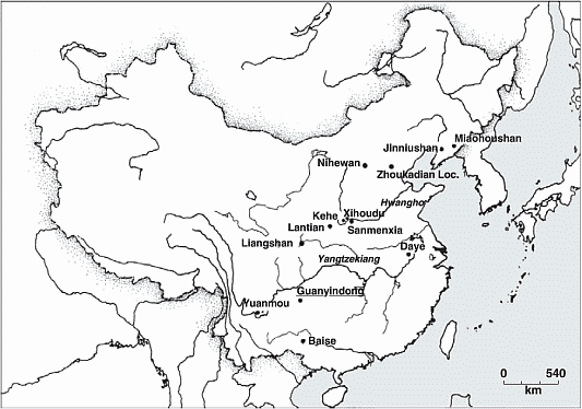 Abb. 360: Fundplätze China
(Zum Vergrößern anklicken)